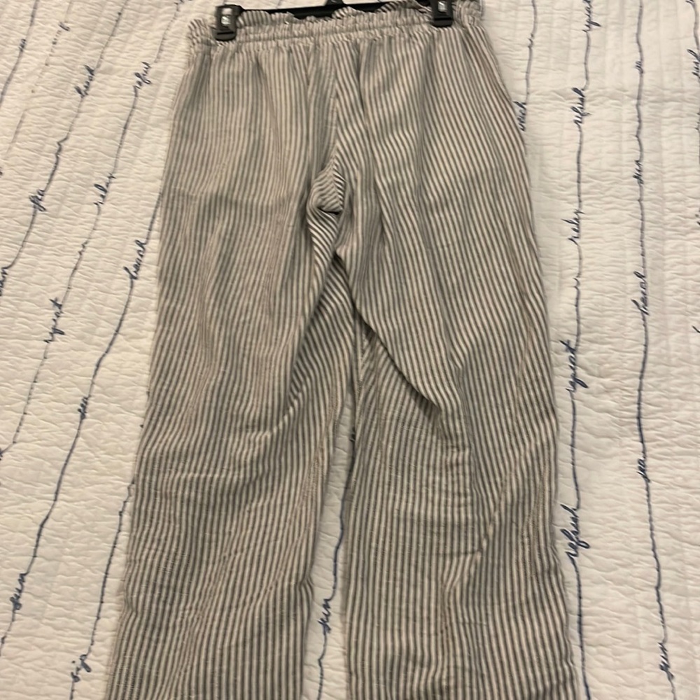 Pinstripe comfy pants